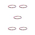 thumbnail image 3 of Tobilleras de cuentas de arroz Minnieouse Cadenas de pie simples únicas elegantes multiusos hechas a mano delicadas Type6 NO6, 3 of 6