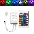 thumbnail image 2 of LED Bande Lumineuse RGB Boîtier de Commande + 24 Touches IR Télécommande pour 12V 3528 5050, 2 of 9