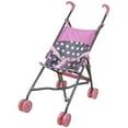 thumbnail image 3 of Lissi: Deluxe Doll Nursery Set - Pink-Blue-Polka Dot - 12pc Play Accessories For Dolls Up To 16", Stroller, Travel Bed, Play Gym, Feeding Toys, Kids 3+, 3 of 10