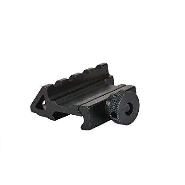 QD Offset 45 Degree Angled 20mm Mount Base for Sights Weaver Picatinny