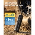 thumbnail image 3 of Tire Inflator Portable Air Compressor, 150PSI Tire Air Pump with Digital Pressure Gauge for Car Bicycle Motorcycle Ball, 3 of 8