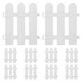 thumbnail image 2 of UEETEK 10Pcs White Plastic Christmas Tree Fence with Smooth Surface for Festival Decor, 2 of 6