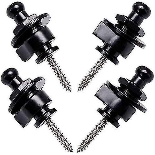 Guitar Strap Locks Buttons 10pcs/security Strap Locks Metal Quick Release Security Straplocks-silver Sx