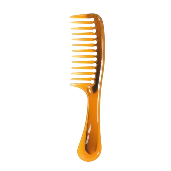 Unique Bargains 1 Pc Comfortable Tendon Comb For Curly Hair Orange Plastic