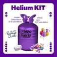 thumbnail image 2 of Tanque de helio GasClub de 13 litros para globos de hasta 50 globos de látex, 2 of 7