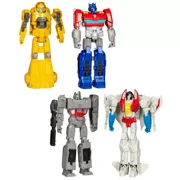 Transformers One Action Figure 4pk: 22 Points of Articulation, Superheroes and Comics Theme, 6 Years and Up