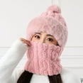 thumbnail image 2 of Balaclava Ski Mask for Women Men, Winter Fleece Wind-Resistant Warm Face Cover and Neck Warmer for Cycling Motorcycle Skiing, Pink, 2 of 3