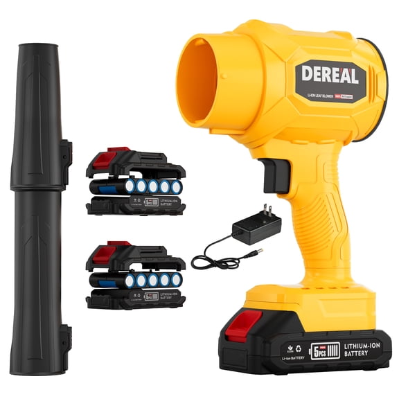 Leaf Blower with Upgraded-2*2.0AH Battery 2 Wind Nozzles