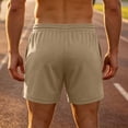 thumbnail image 6 of EOYWHK Mens Active Shorts Quick Dry Elastic Waist Drawstring Workout Shorts for Men Soft Lightweight Breathable Wear Daily Wear Outdoor Khaki, Size XXL, 6 of 9