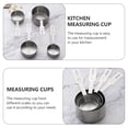 thumbnail image 2 of unbranded 4Ud De 4 Tazas Medidoras De Acero Inoxidable Para Cocina Hogar Con Escalas Graduadas, 2 of 8