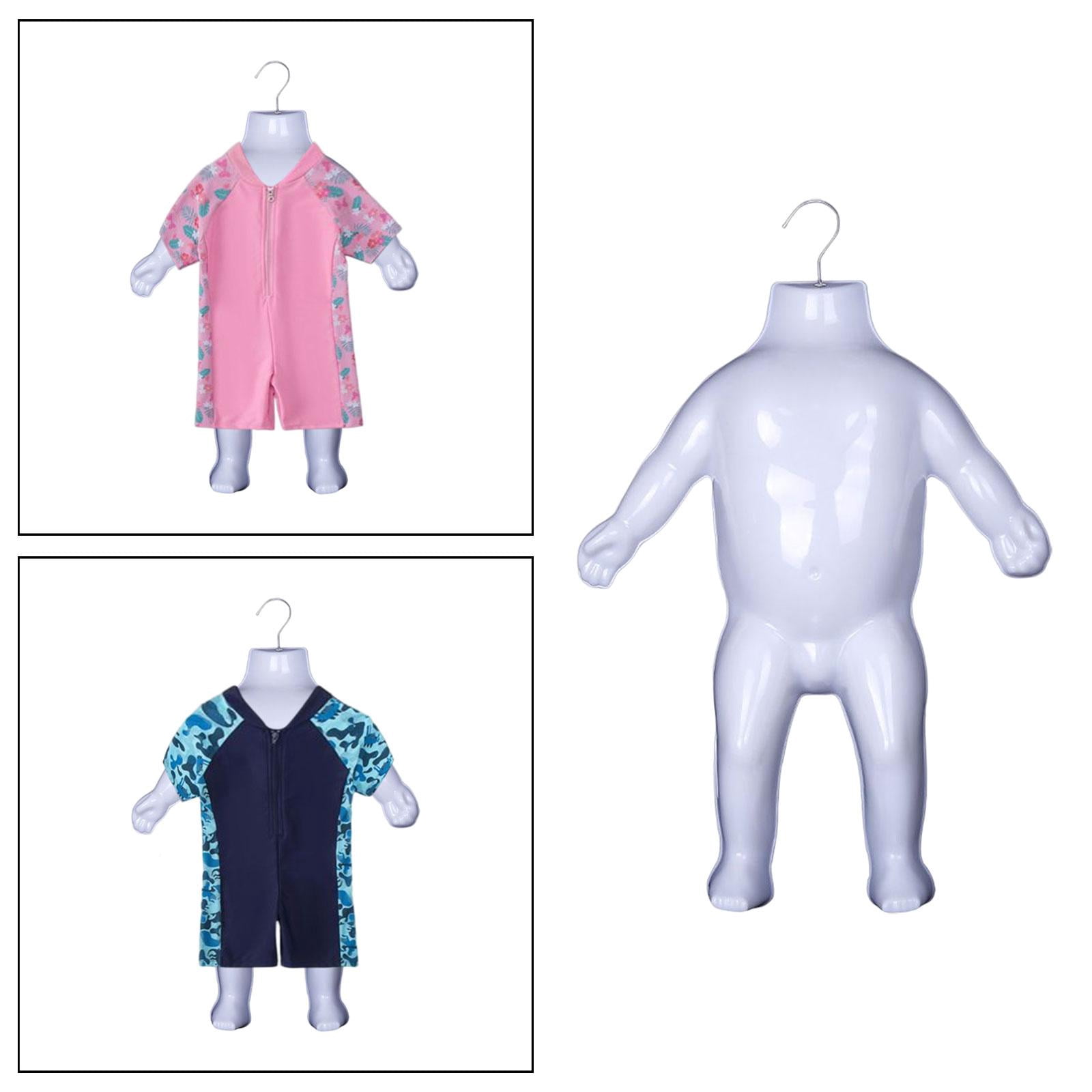 Zxpjkyu Kid Dress Form Manikin Display Hard Model Socks Display Easy to store durable 21.65inch Height Mannequin Body Child Mannequin for Window Home Shop White
