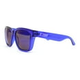 thumbnail image 3 of Kush Color Mirror Mens Sport Horn Rim Rectangle Plastic Sunglasses Blue - Blue Mirror, 3 of 4