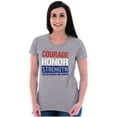 thumbnail image 3 of US Air Force Courage Honor Strength Women's T Shirt Ladies Tee Brisco Brands S, 3 of 5