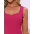 thumbnail image 5 of DARING DIVA Sweetheart Neck Swing Sleeveless Dress XS Hot Pink, 5 of 6