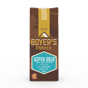 Boyer's Coffee Aspen Gold Coffee, Medium Roast, Ground Coffee, 12oz, Caffeinated