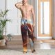 thumbnail image 2 of Balery Ferocious Dragon Fury Pantalones de pijama para hombre, pijama ultraligero, pantalón de descanso-Large, 2 of 6