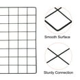 thumbnail image 3 of Uxcell 16"x16" Wire Grid Panel, 1 Pack Wall Grid Panels Board Photo Display Decor Hanging Organizer, Black, 3 of 5