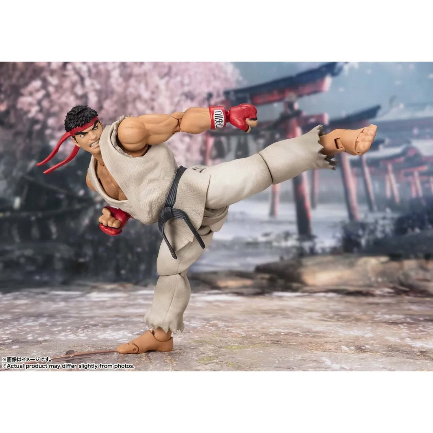 Bandai Street Fighter Collectible Ryu Action Figures, 6"