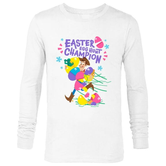 Disney and Pixar’s Toy Story Woody Easter Egg Hunt - Long Sleeve T-Shirt for Men - Customized-White