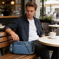 thumbnail image 6 of Women’s Crossbody Shoulder Bag Lightweight Oxford Fabric, Multi Compartment Purse for Travel and Everyday Commute, 6 of 6