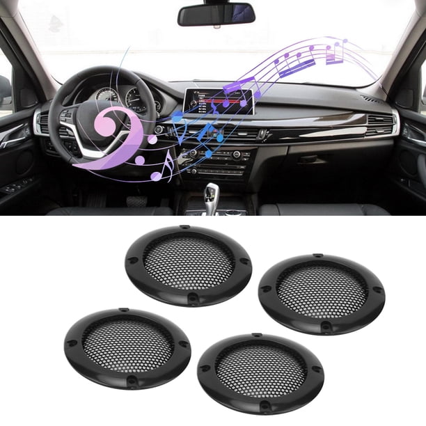 Rejilla de altavoz de audio para automóvil, 4 piezas Rejilla de altavoz de audio de 2 pulgadas Rejilla de altavoz para automóvil Tecnología innovadora