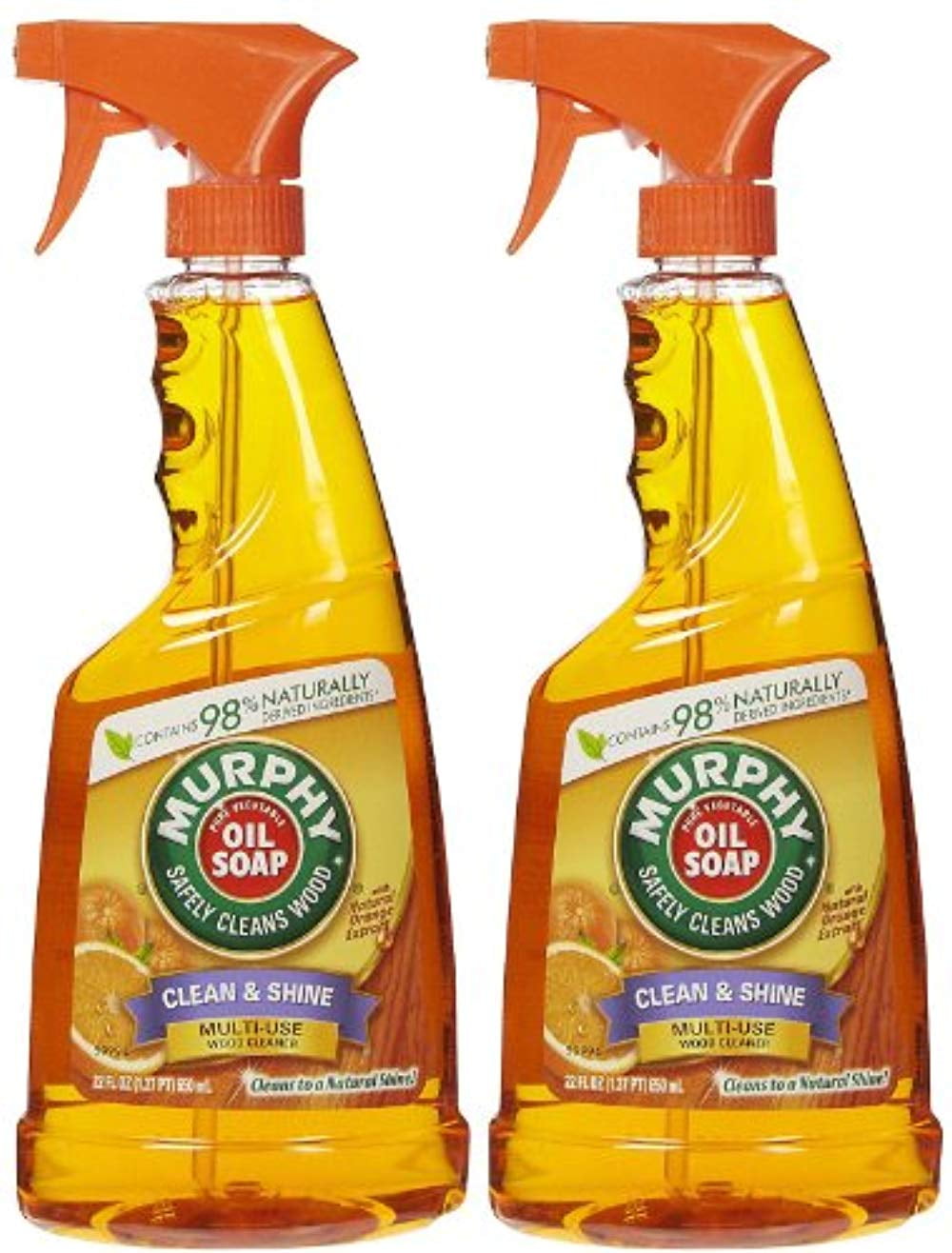 Murphy Oil MultiUse Wood Cleaner Spray with Orange Oil 22 oz 2 pk