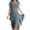 Clearance-Navy, variant on Fartey Wedding Guests Dresses for Women Loose Flowy Layered Chiffon Midi Dress Summer Elegant Short Sleeve Knee Length Cocktail Dresses Khaki S-3XL
