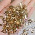 thumbnail image 3 of 100Pcs/Bag Nail Decorations Irregular Shape DIY Crafts Flat Bottom Glass Stones Nail Rhinestones for Nail Design, 3 of 8