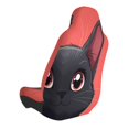 thumbnail image 2 of Wukai Cute Black Kitten Cartoon Full Set Car Seat Covers with Soft Padding Universal Auto Front Seats Protector and Cushion Mat, 2 of 5