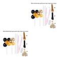 thumbnail image 2 of bedienty Cake Topper Home Wedding Party Cake Balloon Ribbon Straws Decoration Pastry Decor Sapphire Glitter Balloon 5# 2Set, 2 of 6