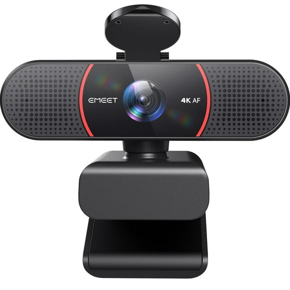EMEET C960 4K Webcam for PC, PDAF Autofocus, Dual AI Noise-Canceling Mics, 73° FOV, Auto Light Adjustment, UHD Sensor, Plug-and-Play, Privacy Webca