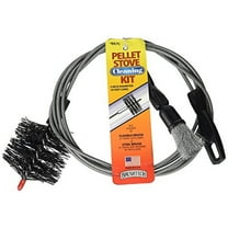 BrushTech Pellet Stove Cleaning Kit Flexible & Steel Brush for 3" Vent Pipes