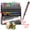 36 Colors Box Set, variant on Flysea 12/24/36 Colors Acrylic Paint Pen Set, Water-Based Direct Flow Acrylic Markers, Works on Multiple Surfaces, Ideal for Rock Painting, Glass, Wood, Ceramic and DIY Handmade Crafts