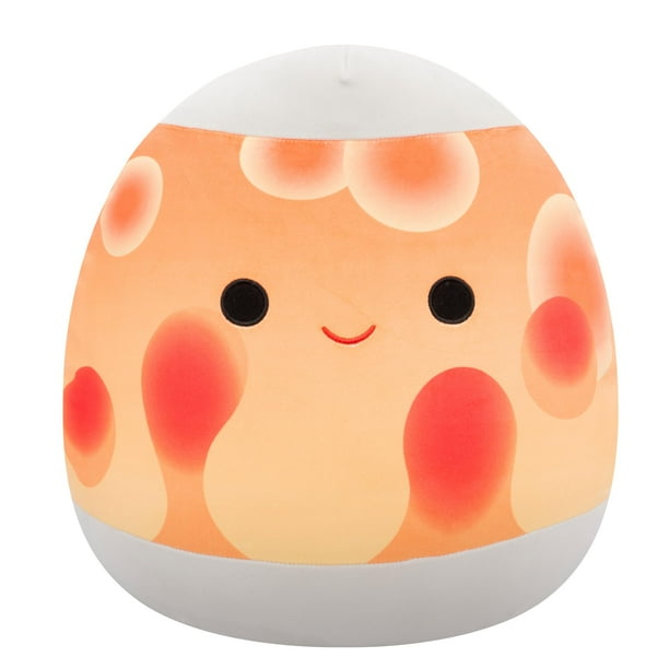 Lámpara de lava Adelle original de peluche Squishmallows, color naranja, 35 cm