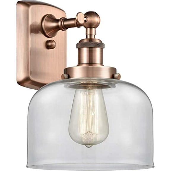Innovations 916-1W-AC-G72-LED Large Bell 1 Light Sconce part of the Ballston Collection, Antique Copper