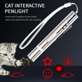 thumbnail image 3 of Cat Toy Interactive Penlight for Indoor Cats Dog Chaser Toys Small Light Wand Toy for Pets Playing Training Exercise Entertain Tools 7 in 1 Dog Cat Funny Toy USB Rechargeable, 3 of 7