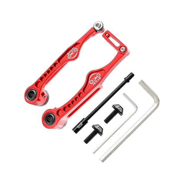 braveheart Freins de Cyclisme V Levier avant Arrière pour Pièces de Réparation BMX Rouge 109x42.8MM Rouge 126x60.8mm