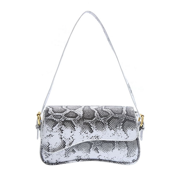 Axila Casual para Mujeres PU Cuero Bolso Patrón () Blanco