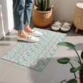 thumbnail image 4 of Light Blue Christmas Tree Pattern Door Rugs,Washable Non Slip Door Mats Indoor,Decorative Door Mats,Entry Mat Indoor for Entrance,Bedroom,Kitchen,Bathroom,16"x24", 4 of 6