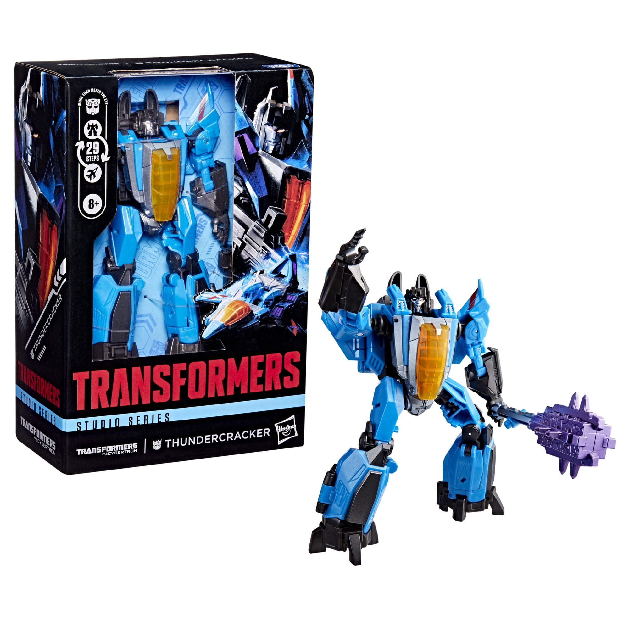 Transformers Toys Transformers: War for Cybertron Thundercracker 6.5” Action Figure, 8+