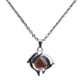 thumbnail image 6 of EHJRE Fashion Color Change Jewelry, Dolphin Heart Pendant Feeling Emotion Choker Mood, 6 of 9