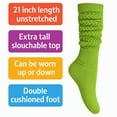 thumbnail image 4 of M.O.S Women's Slouch Socks Extra Heavy Long, Size 5–10, 1 Pair – Almond Green, 4 of 11