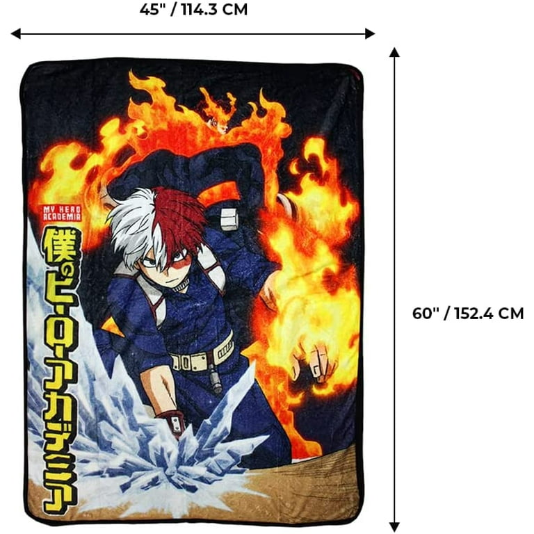 My Hero Academia Class 1 A Shoto Todoroki Fleece Throw Blanket 45 x 60 Inches My Hero Academia Merch My Hero Academia Blanket My Hero Academia Gifts Officially Licensed Walmart
