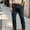 Navy, variant on Men's Solid Corduroy Straight Leg Cargo Pants,Button Zipper Fly Work Trousers with Flap Pockets Navy S