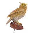 thumbnail image 4 of Figura de búho de resina ligera tallada a mano amarillo kusrkot Decoy Owl Artificial, 4 of 7