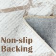 thumbnail image 4 of Rugking 6X9 Area Rug for Living Room Modern Kitchen Soft Rug Indoor Mat Geometric Print Floor Cover Thin Carpet Doormat Non Slip Rugs for Bedroom Dining Room Taupe, 4 of 6