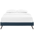 thumbnail image 3 of Modway Loryn King Fabric Bed Frame with Round Splayed Legs, Blue, 3 of 6
