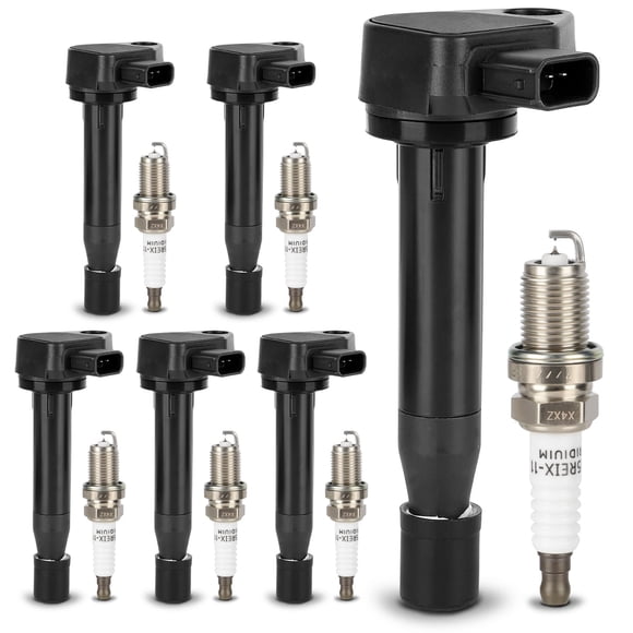 Set de bobina de encendido y bujías X4XZ UF242 para Honda Odyssey