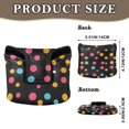 thumbnail image 2 of Haosy Colorful Polka Dots Golf Mallet Putter Cover Strong Magnetic Leather Golf Club Headcover Closure, 2 of 7