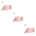 thumbnail image 3 of Ounissouiy Bolsa de cosméticos Bolsa de maquillaje a prueba de agua Organizador de estuche de de artículos de tocador esmerilado de viaje, rosa, Type1 NO1, 3 of 6